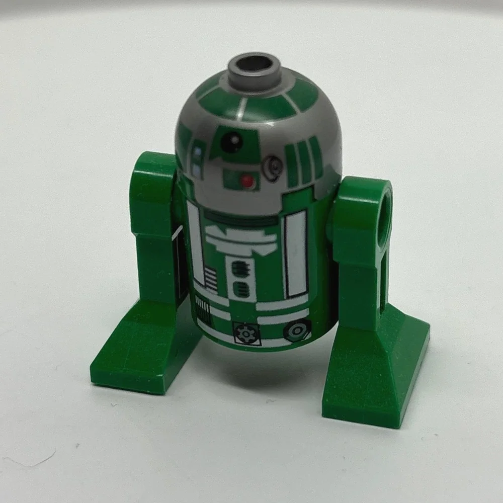 LEGO Star Wars Astromech Droid R3-D5 Minifigure Green Silver 9498 sw0393